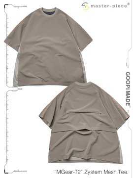 <strong>GOOPiMADE x master piece</strong>“MGear-T2“ Zystem Mesh Tee<br>SAND