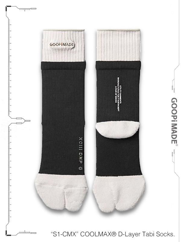 GOOPiMADE - グーピーメイド - “S1-CMX“ COOLMAX® D-Layer Tabi