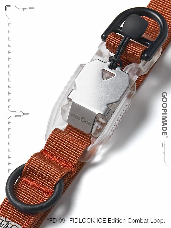 GOOPiMADE - グーピーメイド - “FD-09“ FIDLOCK ICE Edition Combat Loop Belt -  SHINKIROU