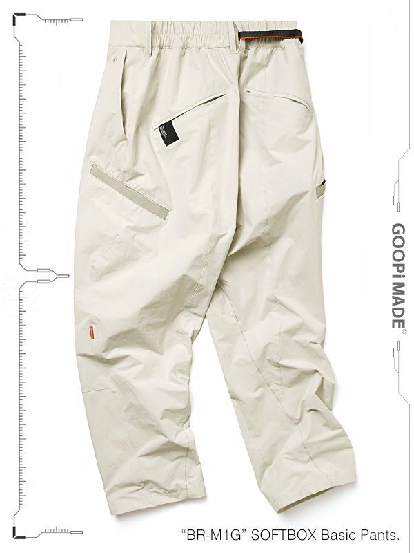 GOOPiMADE - “BR-M1G“ SOFTBOX Basic Pants - SHINKIROU1.0