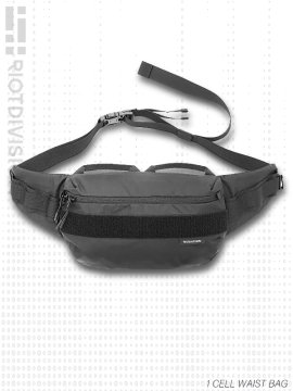 <strong>RIOTDIVISION</strong>1 CELL WAIST SHOULDER BAG<br>BLACK