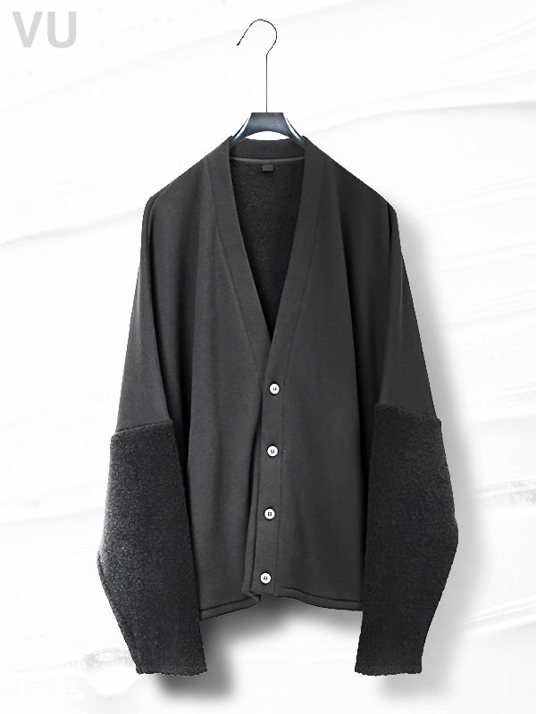 VU - Boa Sweat Cardigan - ボアスウェットカーディガン - SHINKIROU1.0