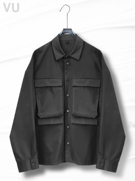 <strong>VU</strong>Flight Shirt Jacket “Finx Cotton“<br>BLACK