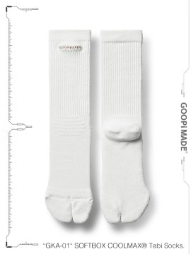 <strong>GOOPiMADE</strong>“GKA-01“ SOFTBOX COOLMAX® Tabi Socks<br>WHITE