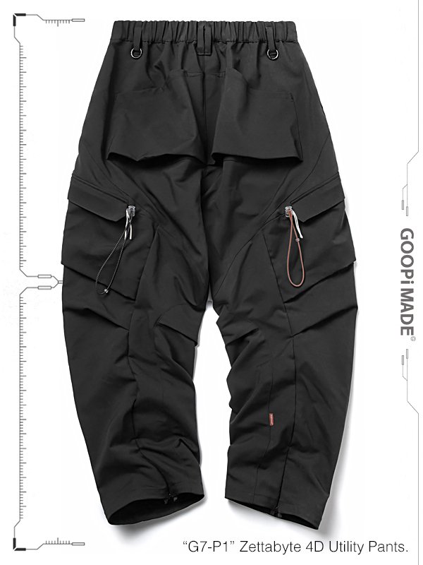 GOOPiMADE - ”G7-P1” Zettabyte 4D Utility Pants - SHINKIROU1.0