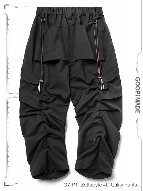 GOOPiMADE - ”G7-P1” Zettabyte 4D Utility Pants - SHINKIROU1.0