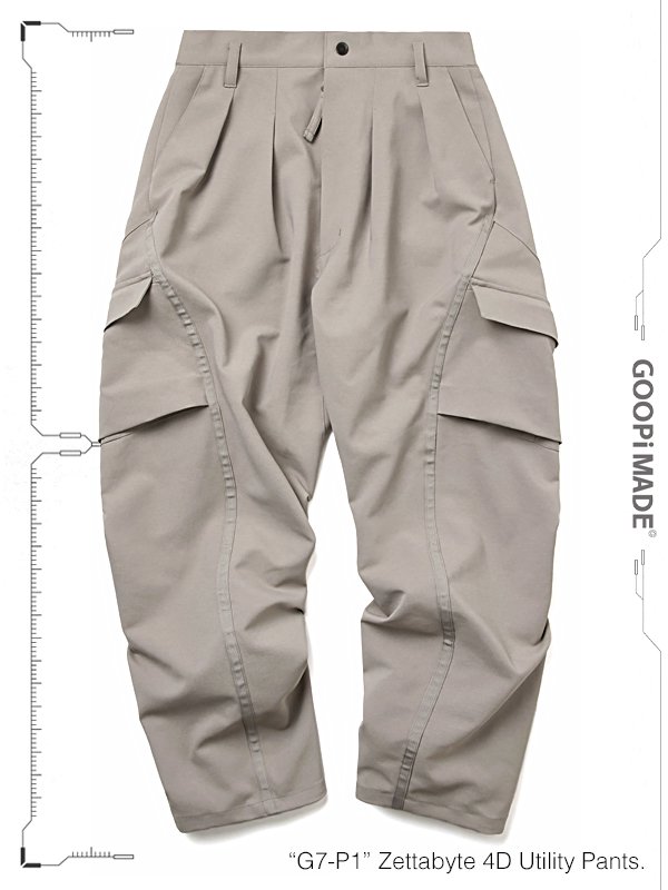 GOOPiMADE - ”G7-P1” Zettabyte 4D Utility Pants - SHINKIROU1.0