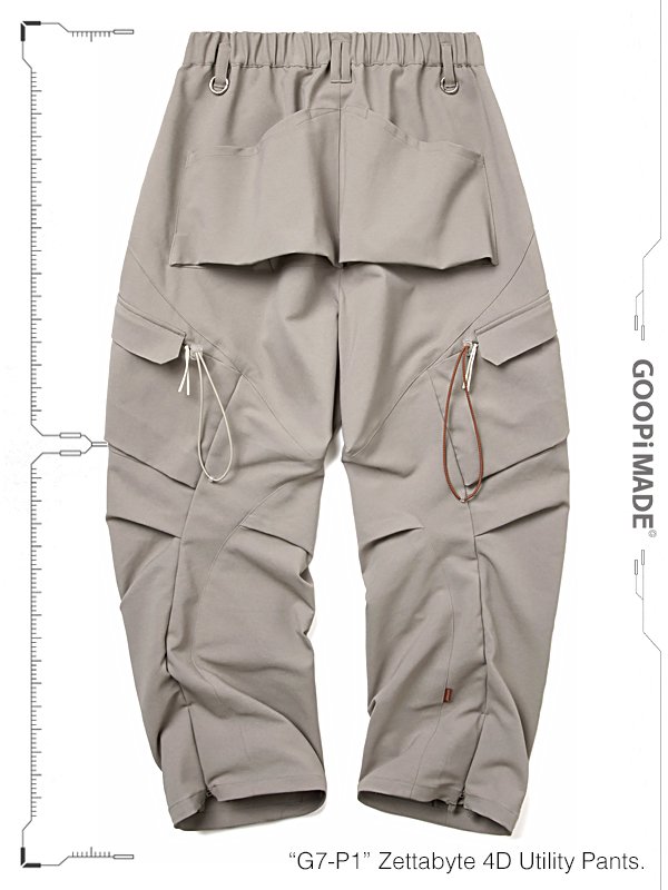 GOOPiMADE - ”G7-P1” Zettabyte 4D Utility Pants - SHINKIROU1.0