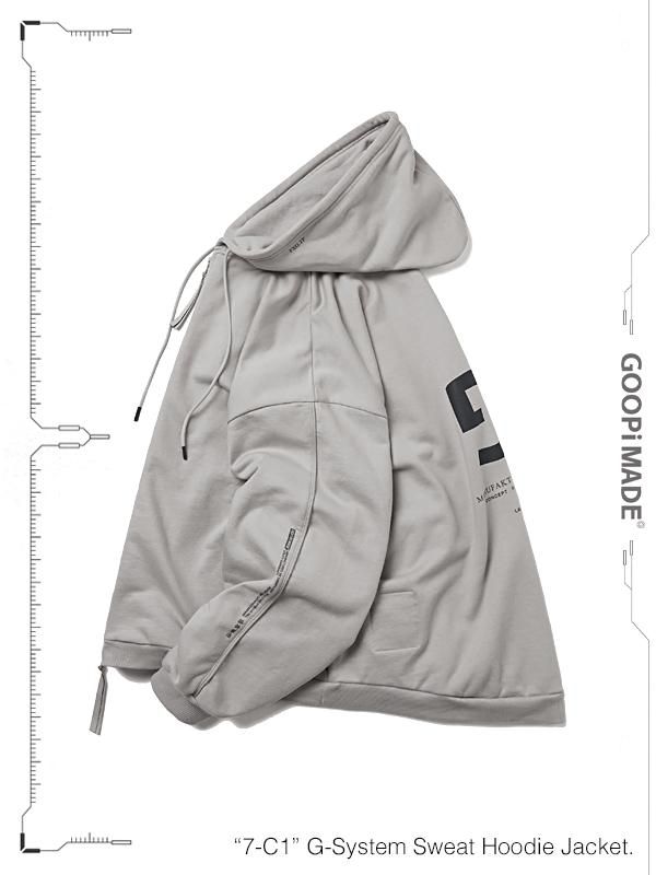 GOOPiMADE Men's 7-C1 G-System Hoodie Jacket in Black GOOPiMADE
