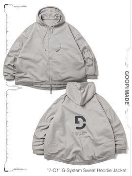 <strong>GOOPiMADE</strong>“7-C1” G-System Sweat Hoodie Jacket<br>GRAY