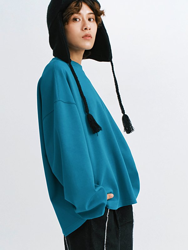 MELSIGN x mouggan - Round neck Neoprene L/S Top - SHINKIROU1.0