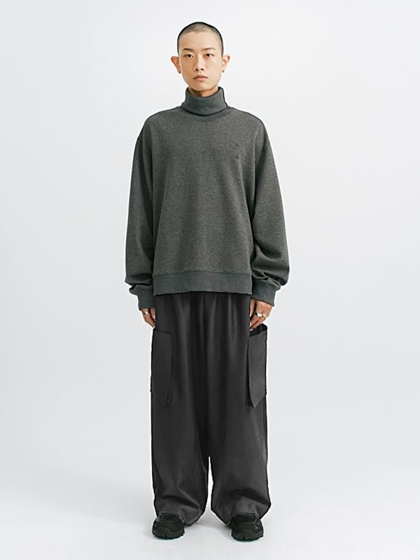 TURNTIDE*日本未入荷 ニッチメタルデザイン Wide Leg Suit Pants MELSIGN x mouggan - Elastic Wide-leg Suit Trousers