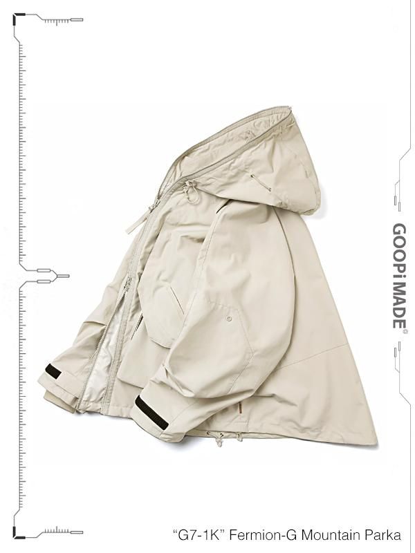 GOOPiMADE - “G7-1K” Fermion-G Mountain Parka - SHINKIROU1.0