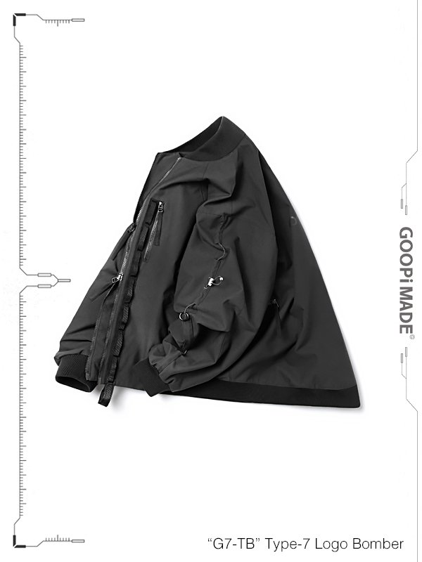 GOOPiMADE - “G7-TB” Type-7 Logo Bomber - SHINKIROU1.0