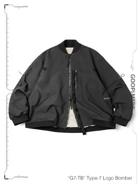 <strong>GOOPiMADE</strong>“G7-TB“ Type-7 Logo Bomber Jacket<br>SHADOW