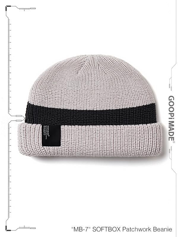GOOPiMADE - “MB-7” SOFTBOX Patchwork Beanie - SHINKIROU
