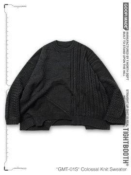 <strong>GOOPiMADE x TIGHTBOOTH</strong>GMT-01S Colossal Knit Sweater<br>SHADOW