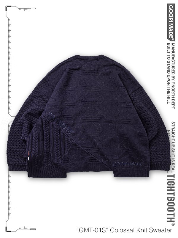 GOOPiMADE x TIGHTBOOTH“GMT-01S“ Colossal Knit Sweater 