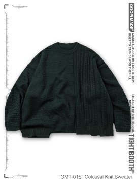 <strong>GOOPiMADE x TIGHTBOOTH</strong>GMT-01S Colossal Knit Sweater<br>BREWSTER GREEN