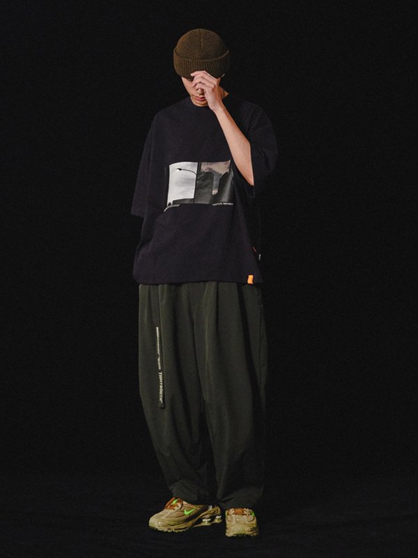 GOOPiMADE - “GMT-03P“ Strap Baggy Slacks - SHINKIROU1.0