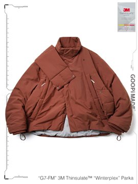 <strong>GOOPiMADE</strong>G7-FM 3M Thinsulate™ WinterplexParka Puffer Jacket<br>PUMPKIN 