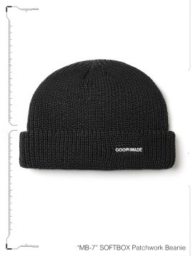 <strong>GOOPiMADE</strong>“MB-7“ SOFTBOX Patchwork Beanie<br>SHADOW