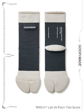 <strong>GOOPiMADE</strong>MXS-01 Lab.93 Patch Tabi Socks<br>NAVY