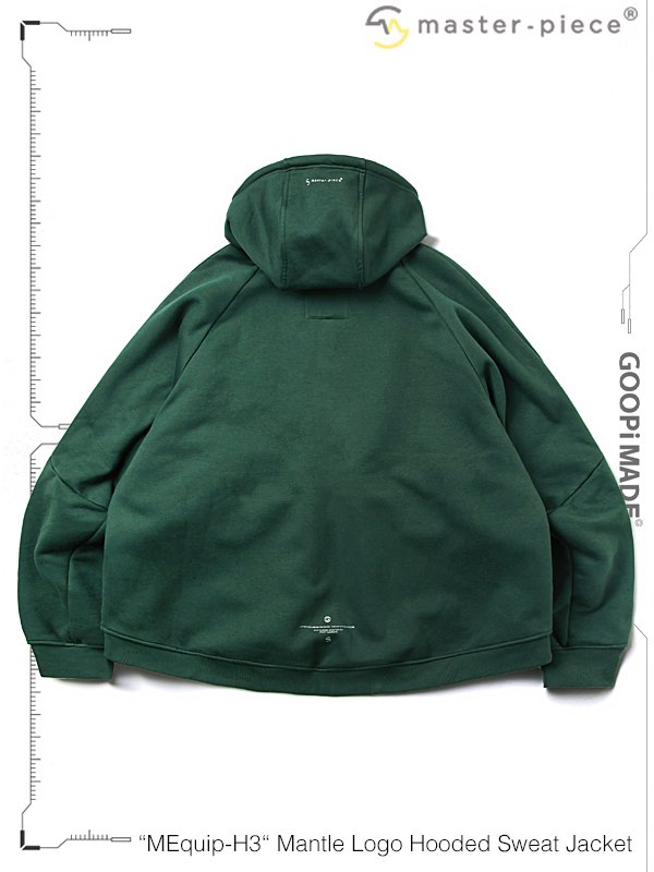 GOOPiMADE x master piece - “MEquip-H3“ Mantle Logo Hooded Sweat Jacket -  SHINKIROU1.0