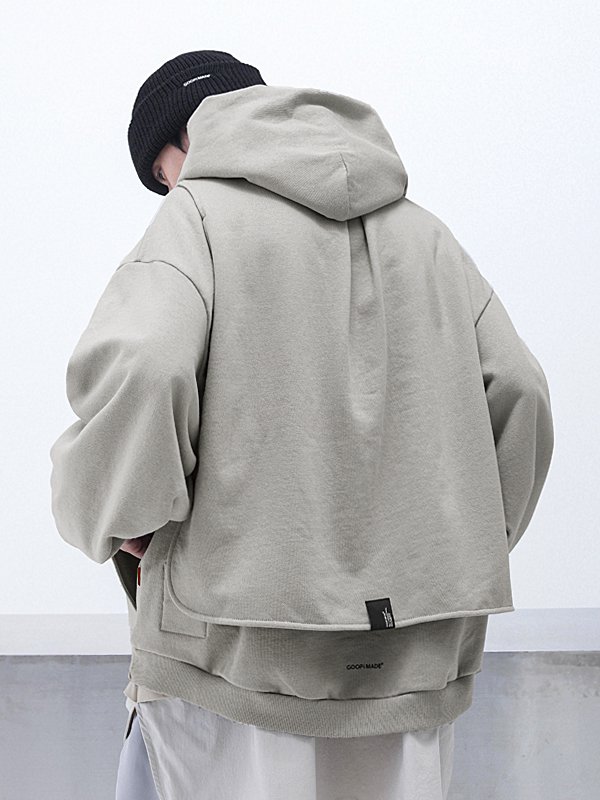 GOOPiMADE - G7-H3 “Mantle“ Double-Layer Sweat Hoodie - SHINKIROU1.0