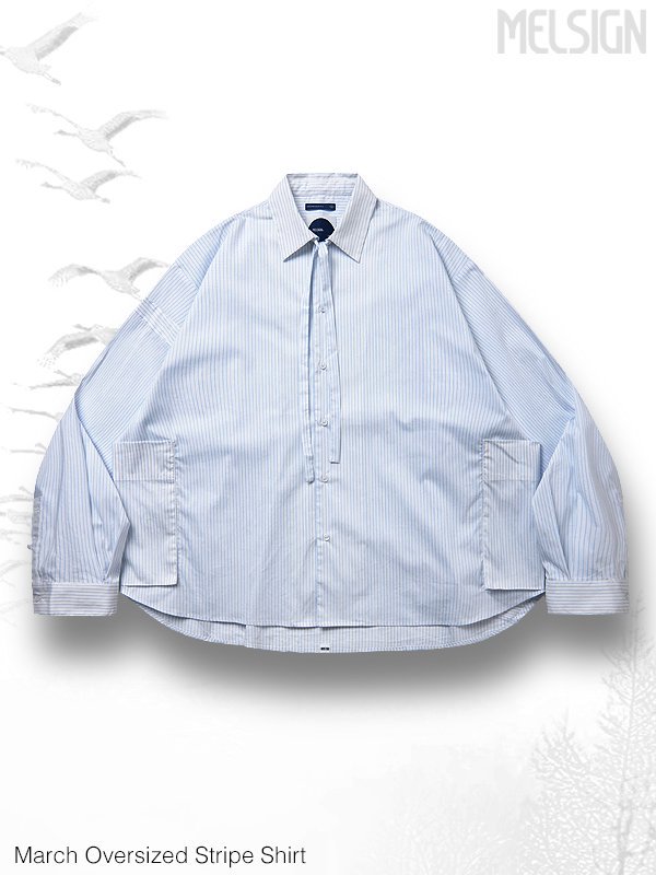 MELSIGN® - March Oversized Stripe Shirt - SHINKIROU1.0