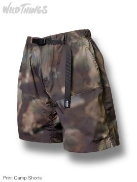 <strong>WILD THINGS</strong>Print Camp Shorts<br>OLIVE