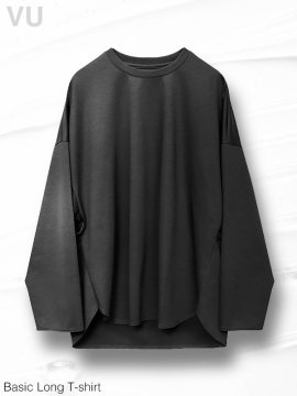 <strong>VU</strong>Basic Long Sleeve T-shirt<br>BLACK