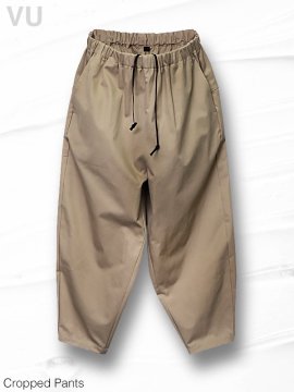 <strong>VU</strong>Cropped Pants<br>CAMEL