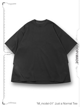 <strong>GOOPiMADE</strong>M_model-01 Just a Normal Tee<br>BLACK