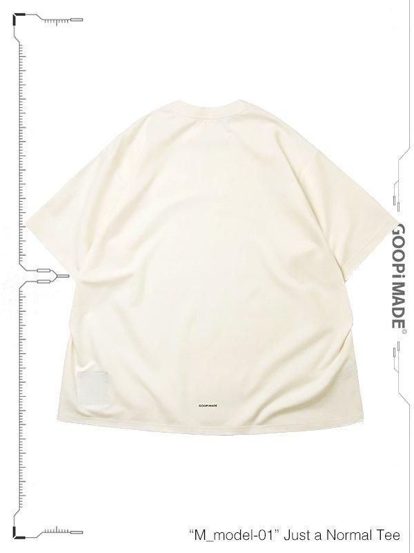 [GOOPiMADE] グーピーメイド Tシャツ T-Shirt (送料関税込み) GOOPiMADE - “M_model-01” Just a Normal Tee - SHINKIROU1.0