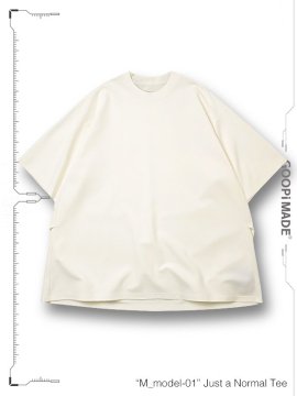 <strong>GOOPiMADE</strong>M_model-01 Just a Normal Tee<br>WHITE