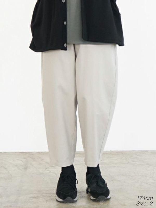 コットンリネンストレッチ クロップドパンツ | GALERIE VIE