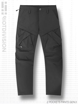 <strong>RIOTDIVISION</strong>2 Pockets Pants Gen.3<br>BLACK