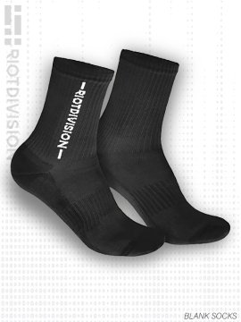 <strong>RIOTDIVISION</strong>Blank Socks<br>BLACK