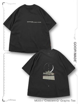 <strong>GOOPiMADE</strong>M005-i Crescent-G Graphic Tee<br>SHADOW