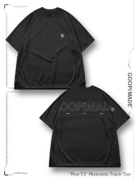 <strong>GOOPiMADE</strong>Rve-T3 Riverside Track Tee<br>SHADOW