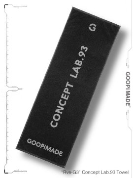 <strong>GOOPiMADE</strong>Rve-G3 Concept Lab.93 Towel<br>BLACK