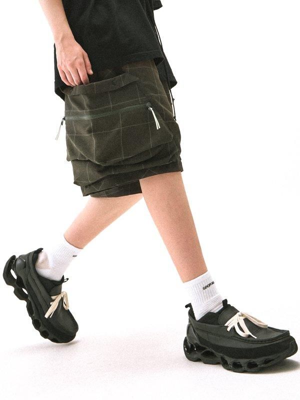 MZ-O1” M-Form Utility Shorts - Shadow