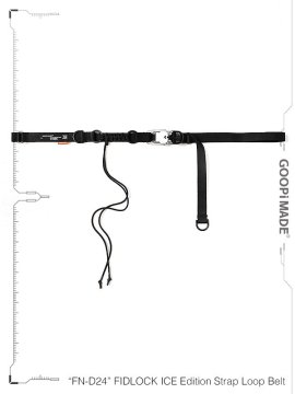 <strong>GOOPiMADE</strong>FN-D24 FIDLOCK ICE Edition Strap Loop Belt<br>SHADOW