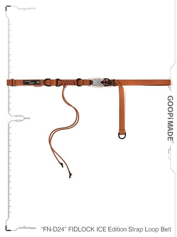 小物 GOOPiMADE FIDLOCK Strap Loop Belt GOOPiMADE - グーピーメイド - “FN-D24” FIDLOCK ICE Edition
