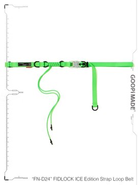 <strong>GOOPiMADE</strong>FN-D24 FIDLOCK ICE Edition Strap Loop Belt<br>NEON/GREEN