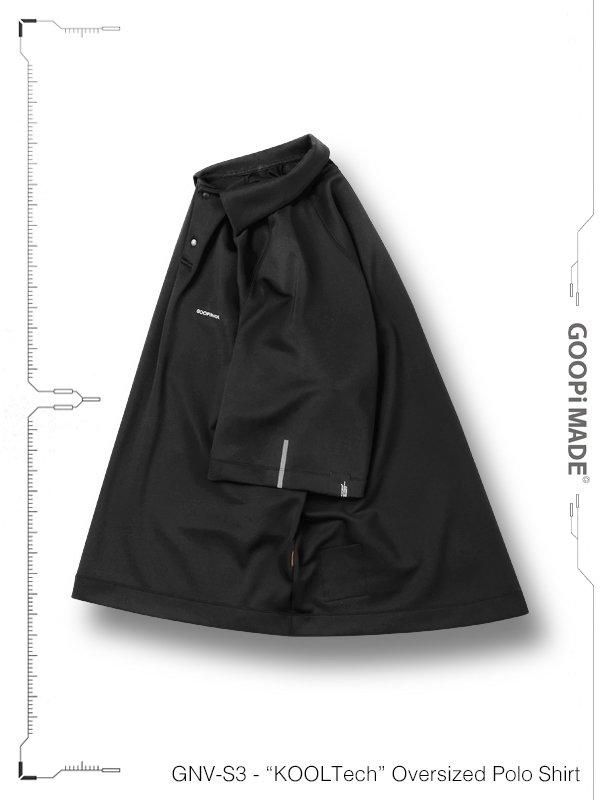 GOOPiMADE - GNV-S3 - “KOOLTech” Oversized Polo Shirt