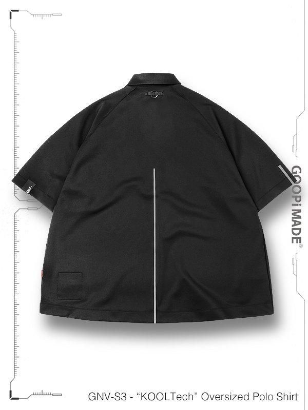 GOOPiMADE - GNV-S3 - “KOOLTech” Oversized Polo Shirt