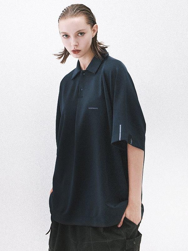 GOOPiMADE - GNV-S3 - “KOOLTech” Oversized Polo Shirt