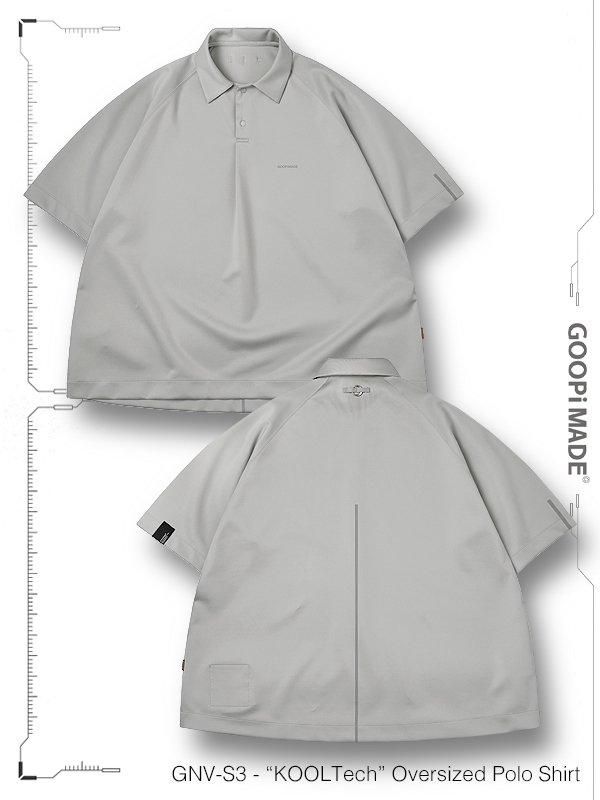 GOOPiMADE - GNV-S3 - “KOOLTech” Oversized Polo Shirt